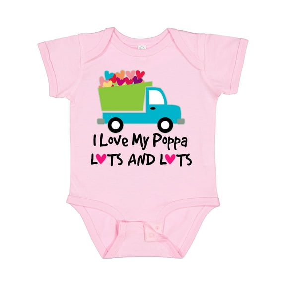 Inktastic I Love My Poppa Boys or Girls Baby Bodysuit