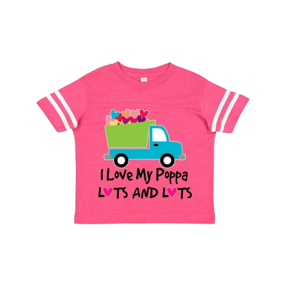 Inktastic I Love My Poppa Boys or Girls Toddler T-Shirt