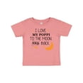 thumbnail image 1 of Inktastic I Love My Poppi to the Moon and Back Boys or Girls Baby T-Shirt, 1 of 5