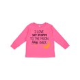 thumbnail image 1 of Inktastic I Love My Poppi to the Moon and Back Boys or Girls Long Sleeve Toddler T-Shirt, 1 of 5