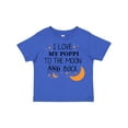 thumbnail image 1 of Inktastic I Love My Poppi to the Moon and Back Boys or Girls Toddler T-Shirt, 1 of 5