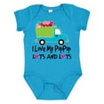 thumbnail image 1 of Inktastic I Love My Poppop Boys Baby Bodysuit, 1 of 5