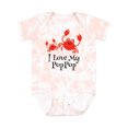 thumbnail image 1 of Inktastic I Love My Poppop Grandchild Boys or Girls Baby Bodysuit, 1 of 5