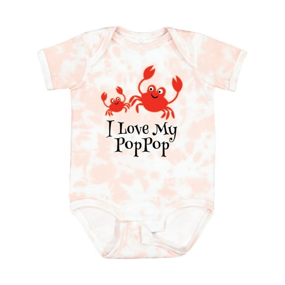 Inktastic I Love My Poppop Grandchild Boys or Girls Baby Bodysuit