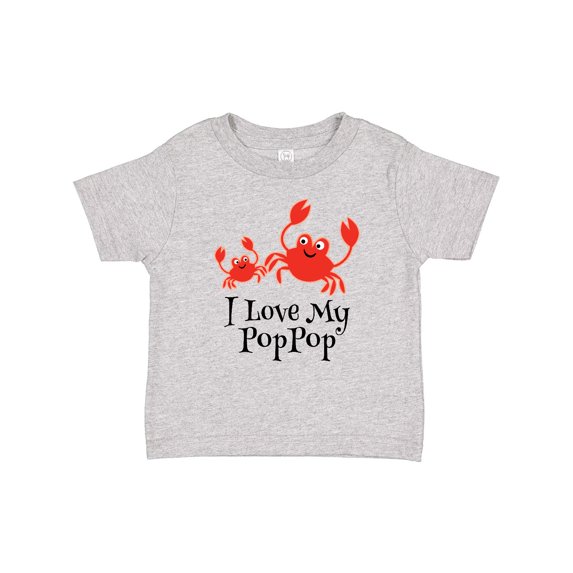 Inktastic I Love My Poppop Grandchild Boys or Girls Baby T-Shirt
