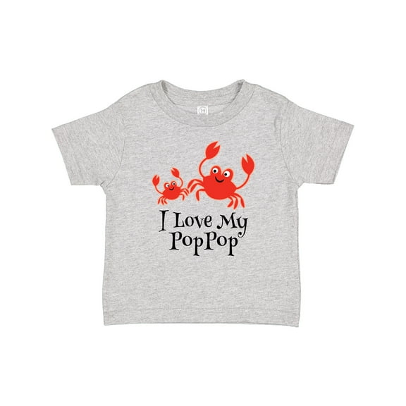Inktastic I Love My Poppop Grandchild Boys or Girls Baby T-Shirt