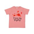 thumbnail image 1 of Inktastic I Love My Poppop Grandchild Boys or Girls Toddler T-Shirt, 1 of 5