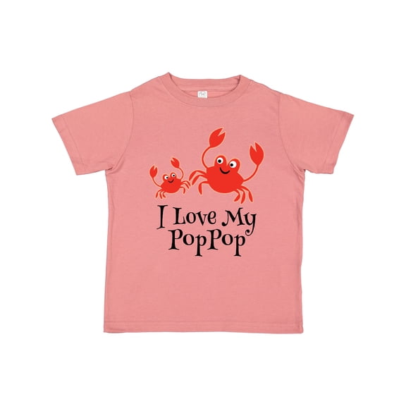 Inktastic I Love My Poppop Grandchild Boys or Girls Toddler T-Shirt