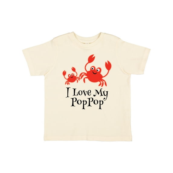 Inktastic I Love My Poppop Grandchild Boys or Girls Toddler T-Shirt