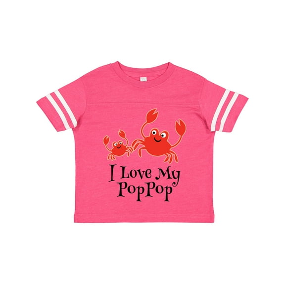 Inktastic I Love My Poppop Grandchild Boys or Girls Toddler T-Shirt