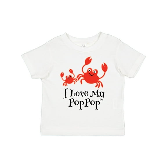 Inktastic I Love My Poppop Grandchild Boys or Girls Toddler T-Shirt