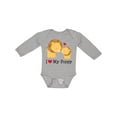 thumbnail image 1 of Inktastic I Love My Poppy Grandpa Boys or Girls Long Sleeve Baby Bodysuit, 1 of 5