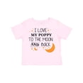 thumbnail image 1 of Inktastic I Love My Poppy To The Moon and Back Boys or Girls Toddler T-Shirt, 1 of 5