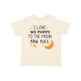 thumbnail image 1 of Inktastic I Love My Poppy To The Moon and Back Boys or Girls Toddler T-Shirt, 1 of 5