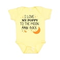 thumbnail image 1 of Inktastic I Love My Poppy to the Moon and Back Boys or Girls Baby Bodysuit, 1 of 5