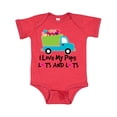 thumbnail image 1 of Inktastic I Love My Pops Boys or Girls Baby Bodysuit, 1 of 4