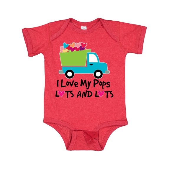 Inktastic I Love My Pops Boys or Girls Baby Bodysuit