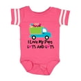 thumbnail image 1 of Inktastic I Love My Pops Boys or Girls Baby Bodysuit, 1 of 5