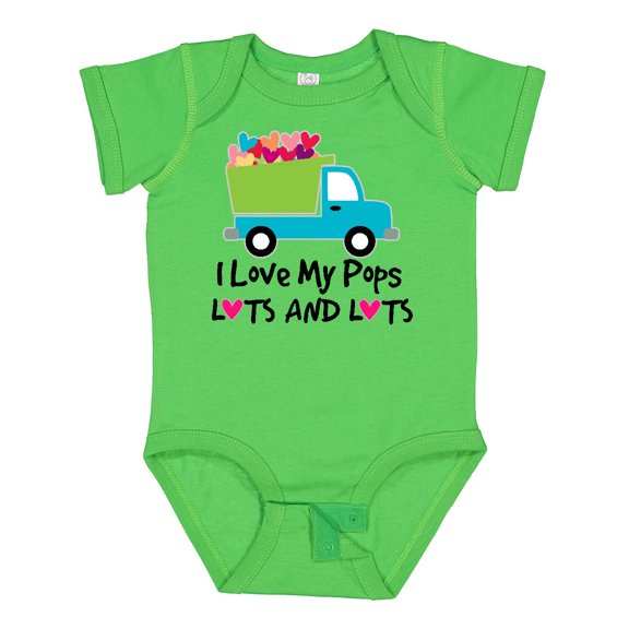 Inktastic I Love My Pops Boys or Girls Baby Bodysuit