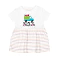 thumbnail image 1 of Inktastic I Love My Pops Girls Baby Dress, 1 of 5