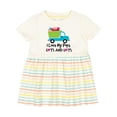thumbnail image 1 of Inktastic I Love My Pops Girls Baby Dress, 1 of 5
