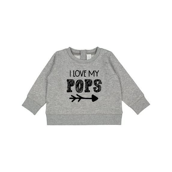 Inktastic I Love My Pops with Arrow Baby Sweatshirt
