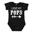 thumbnail image 1 of Inktastic I Love My Pops with Arrow Boys or Girls Baby Bodysuit, 1 of 5