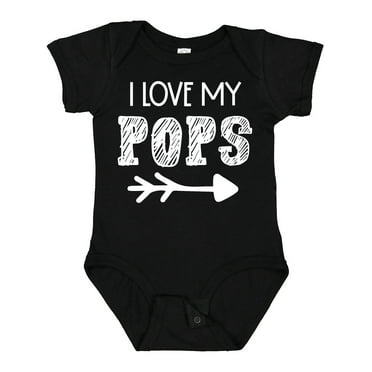 Inktastic I Love My Pops with Arrow Boys or Girls Baby Bodysuit