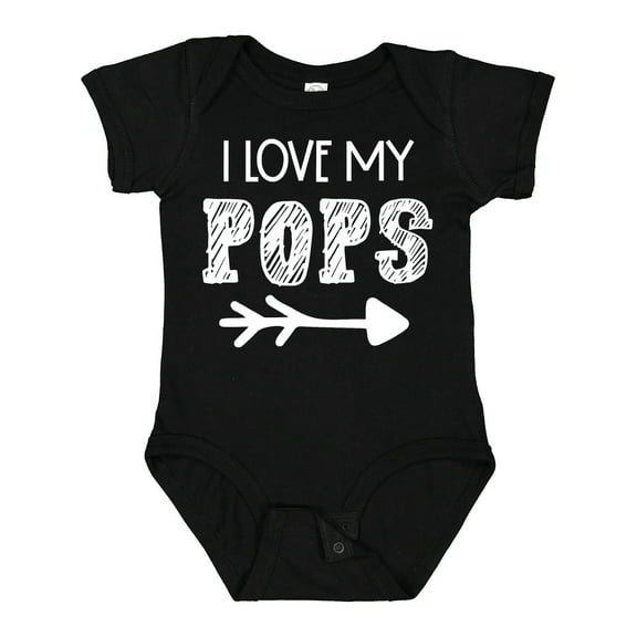 Inktastic I Love My Pops with Arrow Boys or Girls Baby Bodysuit