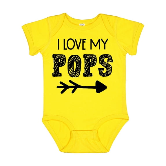 Inktastic I Love My Pops with Arrow Boys or Girls Baby Bodysuit