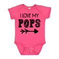 thumbnail image 1 of Inktastic I Love My Pops with Arrow Boys or Girls Baby Bodysuit, 1 of 5