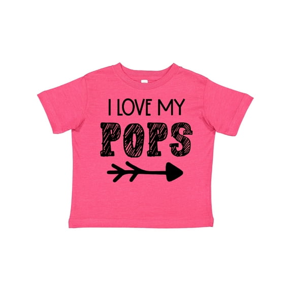 Inktastic I Love My Pops with Arrow Boys or Girls Toddler T-Shirt