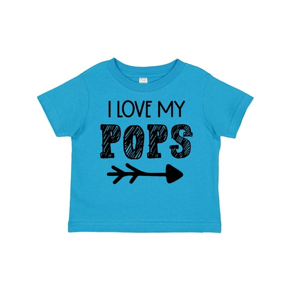 Inktastic I Love My Pops with Arrow Boys or Girls Toddler T-Shirt