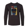 thumbnail image 1 of Inktastic I Love My Rottweiler Dog Long Sleeve Youth T-Shirt, 1 of 5