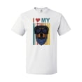 thumbnail image 1 of Inktastic I Love My Rottweiler Dog T-Shirt, 1 of 5