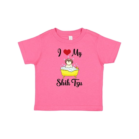 Inktastic I Love My Shih Tzu Dog Gifts Boys or Girls Baby T-Shirt
