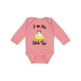 thumbnail image 1 of Inktastic I Love My Shih Tzu Dog Gifts Boys or Girls Long Sleeve Baby Bodysuit, 1 of 5