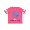 thumbnail image 1 of Inktastic I Love My Sissy Elephant Purple Pink Boys or Girls Toddler T-Shirt, 1 of 5