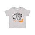 thumbnail image 1 of Inktastic I Love My Sister to the Moon and Back Boys or Girls Toddler T-Shirt, 1 of 5