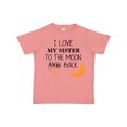 thumbnail image 1 of Inktastic I Love My Sister to the Moon and Back Boys or Girls Toddler T-Shirt, 1 of 5