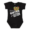 thumbnail image 1 of Inktastic I Love My Sister with Autism Boys or Girls Baby Bodysuit, 1 of 5