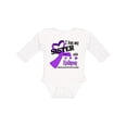 thumbnail image 1 of Inktastic I Love My Sister with Epilepsy Hope, Support, Cure Boys or Girls Long Sleeve Baby Bodysuit, 1 of 5