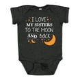 thumbnail image 1 of Inktastic I Love My Sisters to the Moon and Back Boys or Girls Baby Bodysuit, 1 of 5