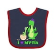 thumbnail image 1 of Inktastic I Love My Tía Boys or Girls Baby Bib, 1 of 4