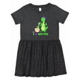thumbnail image 1 of Inktastic I Love My Tía Girls Toddler Dress, 1 of 5