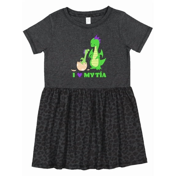 Inktastic I Love My Tía Girls Toddler Dress