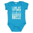 thumbnail image 1 of Inktastic I Love My Tattooed & Bearded Uncle Boys Baby Bodysuit, 1 of 5