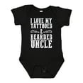 thumbnail image 1 of Inktastic I Love My Tattooed & Bearded Uncle Boys Baby Bodysuit, 1 of 5