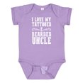 thumbnail image 1 of Inktastic I Love My Tattooed & Bearded Uncle Boys Baby Bodysuit, 1 of 5