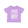 thumbnail image 1 of Inktastic I Love My Tattooed & Bearded Uncle Boys Toddler T-Shirt, 1 of 5